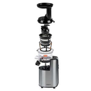 Ardesto auger juicer, 200W, bowl-0.6L, cake-0.6L, plastic/iron, silver-black