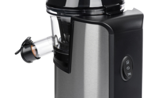 Ardesto auger juicer, 200W, bowl-0.6L, cake-0.6L, plastic/iron, silver-black