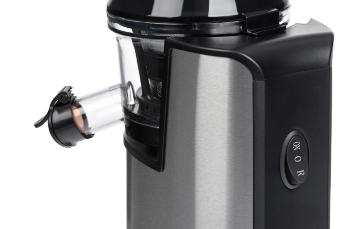 Ardesto auger juicer, 200W, bowl-0.6L, cake-0.6L, plastic/iron, silver-black