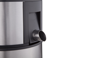 Соковитискач Ardesto відцентрований 1000Вт, чаша-0.5л, жмих-1.5л, пластик/метал, сріблясто-чорний