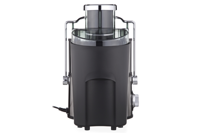 Соковитискач Ardesto відцентрований 1000Вт, чаша-0.5л, жмих-1.5л, пластик/метал, сріблясто-чорний