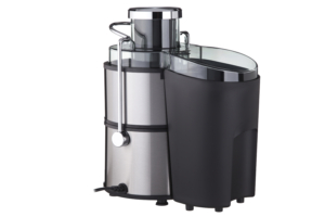 Соковитискач Ardesto відцентрований 1000Вт, чаша-0.5л, жмих-1.5л, пластик/метал, сріблясто-чорний