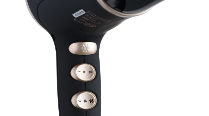 Фен Ardesto Gemini HD-522, 1800-2200Вт, 2 швидкості, 3 темпер. режими , функція Cool Shot, чорний