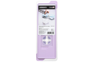 Форма для льда с крышкой Ardesto Fresh, 27х9.5х3.8см, силикон, пластик, лиловый