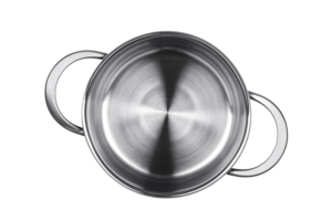 Ardesto Casserole with glass lid, Black Mars, 2.3l, stainless steel