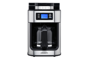 Ardesto coffee maker drip Steel Collection 1.2l, ground + beans, display, silver-black