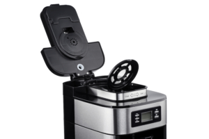 Ardesto coffee maker drip Steel Collection 1.2l, ground + beans, display, silver-black