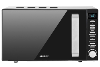 Microwave oven ARDESTO, 20L, electronic control, 800W, display, handle opening, black
