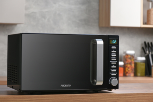 Microwave oven ARDESTO, 20L, electronic control, 800W, display, handle opening, black