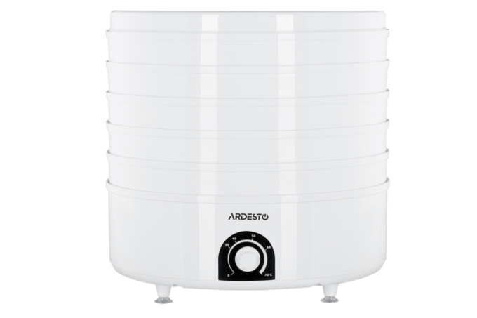 Ardesto dryer for products FDB-5385, 520W, pallets -5x4cm, diameter-38,5cm, max-70°С, temperature adjustment, plastic, white