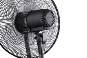 Floor fan ARDESTO, 47см, 100Вт, remote control, display, humidification, black-grey