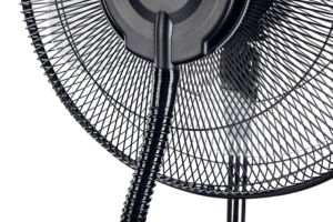 Floor fan ARDESTO, 47см, 100Вт, remote control, display, humidification, black-grey