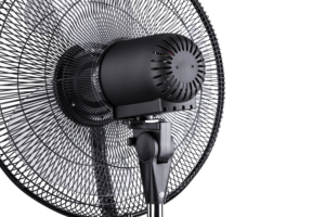 Floor fan ARDESTO, 47см, 100Вт, remote control, display, humidification, black-bronze