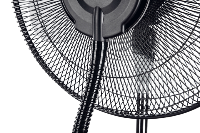 Floor fan ARDESTO, 47см, 100Вт, remote control, display, humidification, black-bronze