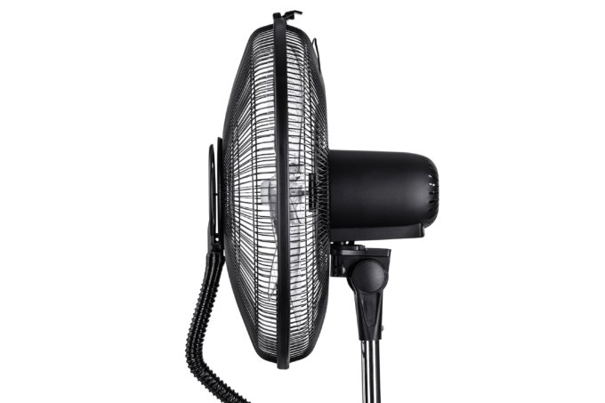 Floor fan ARDESTO, 47см, 100Вт, remote control, display, humidification, black-bronze