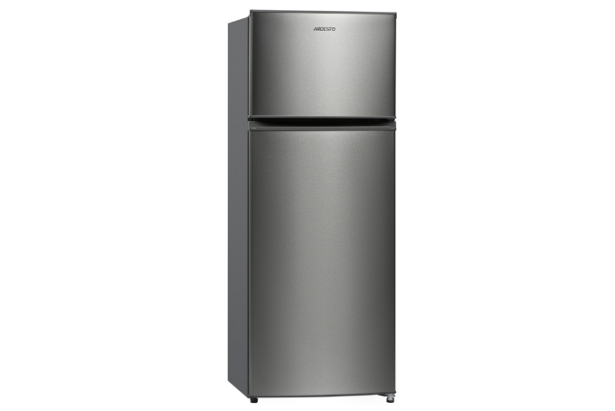 Ref ARDESTO with top freezer, 143x55x55, ref-164L, freez.-40L, 2doors, A+, ST, silver