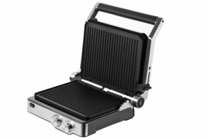 Ardesto grill clamping GK-2000M, 2000W, temp. regimes-6, removable plates, 180° opening, metal, silver