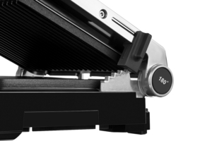 Ardesto grill clamping GK-2000M, 2000W, temp. regimes-6, removable plates, 180° opening, metal, silver