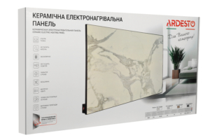 Ceramic panel ARDESTO, 20m2, 1000w, electr. control, 120 х 60sm, thermostat, marble