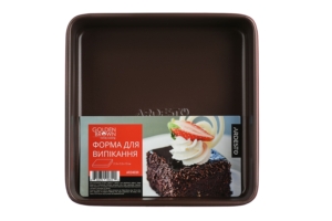 Форма для выпечки Ardesto Golden Brown, 21.9х7.9см, углеродистая сталь, квадратная, коричнево-красный