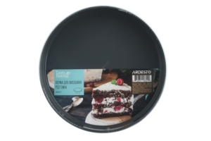 Форма для випікання Ardesto Tasty baking, 26х6,5см, вуглецева сталь, роз’ємна, кругла, сіро-блакитний