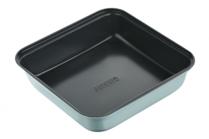 Форма для випікання Ardesto Tasty baking, 23.2х22х5см, вуглецева сталь, квадратна, сіро-блакитний