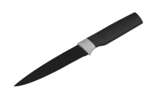 Ardesto Utility Knife Black Mars, 12cm, stainless steel, plastic, black