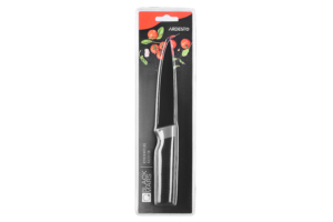Ardesto Utility Knife Black Mars, 12cm, stainless steel, plastic, black