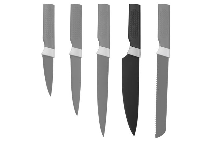 Ardesto Chef Knife Black Mars, 20cm, stainless steel, plastic, black