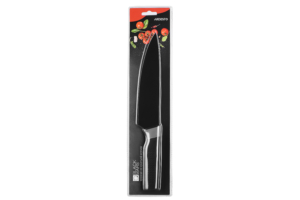 Ardesto Chef Knife Black Mars, 20cm, stainless steel, plastic, black