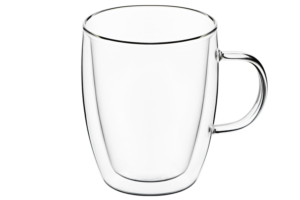 Ardesto Doublewall mug set with handles Ardesto, 270ml, 2pcs, borosilicate glass, transparent