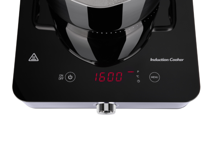 Плитка настільна ARDESTO індукційна, конфорок – 1 на 1.8кВт, керування – сенсорне, таймер, чорний