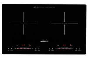 Плитка настольная Ardesto индукционная, конф. — 2 на 1.3кВт и 1.8кВт горизонт., управл. — сенсорное, таймер, boost, черный