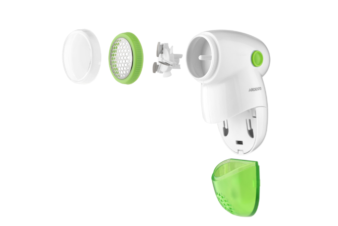 Ardesto lint Remover, AAx2, white-green