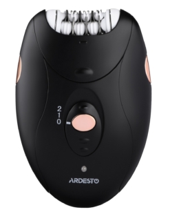 Епілятор Ardesto LESH-Y305 пінцетний, акумул., пінцет.-18, сух., насадок-1, чорний