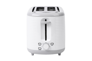 Тостер Ardesto White stripes T-F17WG 930Вт, пластик, белый+серый