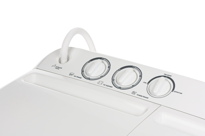 WM ARDESTO semi-automatic, 6kg, 1350, A, 41cm, spin-dry, white