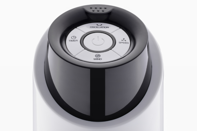 Вентилятор ARDESTO колонный, 90см, 50Вт, пульт ДУ, дисплей, черно-белый