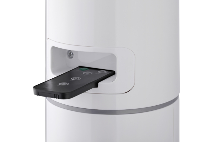 Вентилятор ARDESTO колонный, 90см, 50Вт, пульт ДУ, дисплей, черно-белый