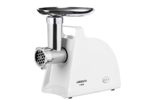 Ardesto meat grinder, 1700W, 1.6kg/min, 2 cutting plates, sausages nozzle, plastik, white