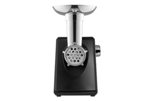 Ardesto meat grinder, 1700W, 1.6kg/min, 2 cutting plates, sausages nozzle, tomato juicer, plastik/metal, black-silver