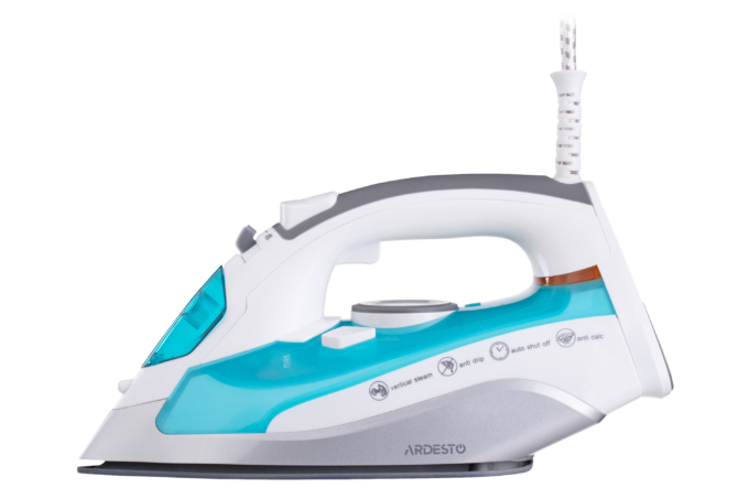 Ardesto iron IR-C2228-TQ, 2200W, 280ml, steam boost-100gr, ceramic soleplate, blue