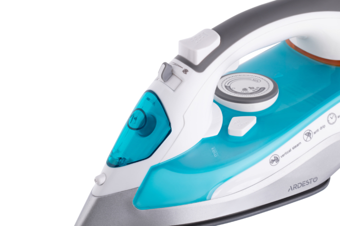 Ardesto iron IR-C2228-TQ, 2200W, 280ml, steam boost-100gr, ceramic soleplate, blue