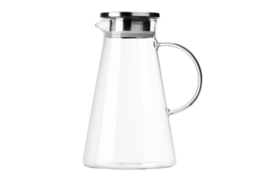 Ardesto Pitcher with lid, 1800ml, borosilicate glass, stainless steel, transparent