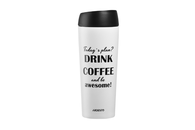 Термочашка Ardesto Coffee time (Awesome) 450 мл AR2645DMW