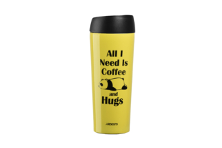 Термочашка Ardesto Coffee time (Panda) 450 мл AR2645DTY