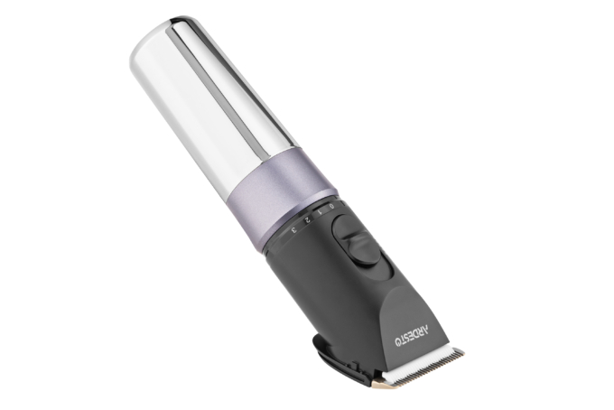 Ardesto hair clipper HC-Y40-DBS, 220V+battery, nozzles-4, titanium coating+ceramics, black
