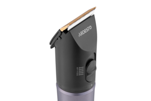Ardesto hair clipper HC-Y40-DBS, 220V+battery, nozzles-4, titanium coating+ceramics, black