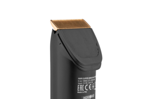 Ardesto hair clipper HC-Y40-DBS, 220V+battery, nozzles-4, titanium coating+ceramics, black
