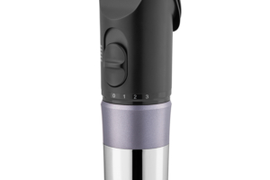 Ardesto hair clipper HC-Y40-DBS, 220V+battery, nozzles-4, titanium coating+ceramics, black